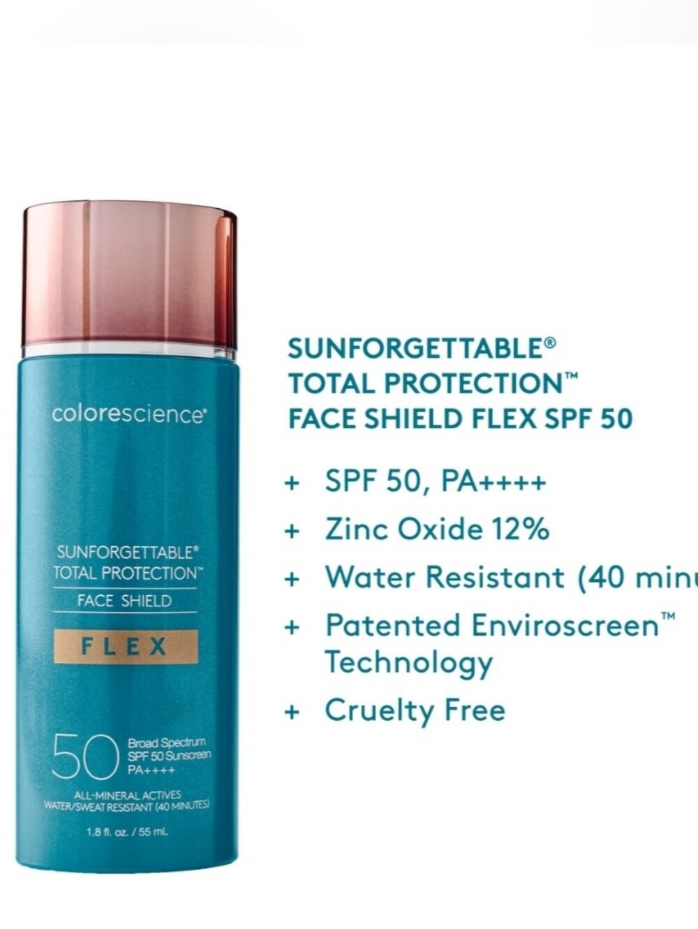 ✨️Colorescience Sunforgettable Total Protection Face Shield SPF 50 - Picture 3 of 10